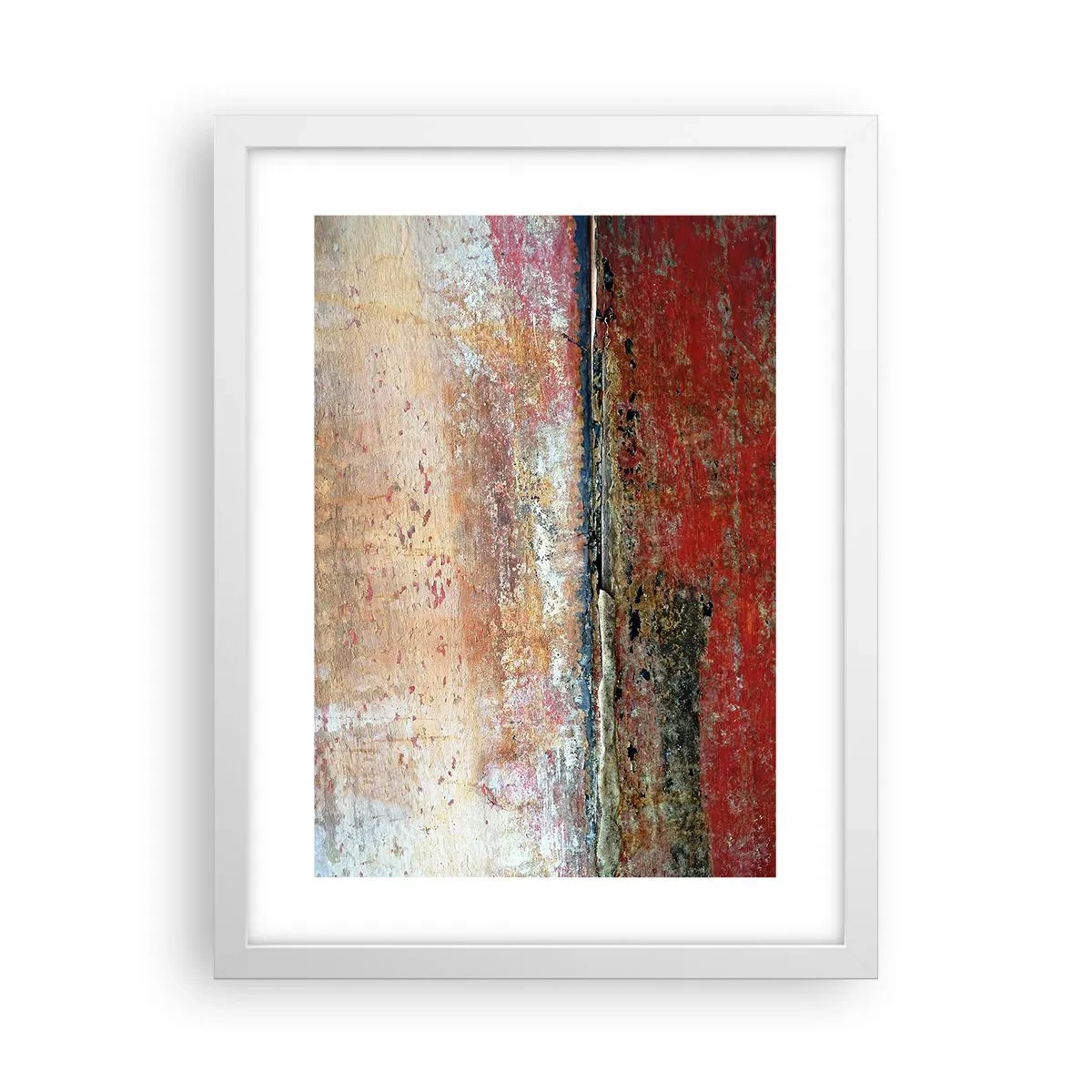 Plakat i hvid ramme - Måske er det havet - 30x40 cm