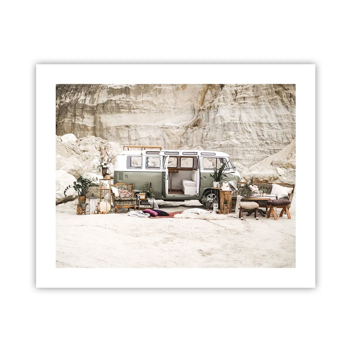 Plakat - Tid til at starte rejsen - 50x40 cm