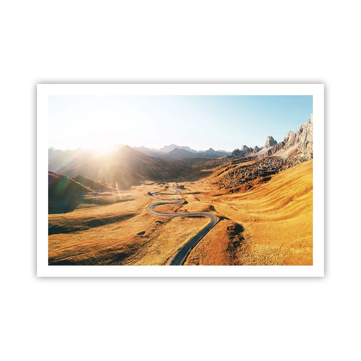 Plakat - I en gylden dal - 91x61 cm