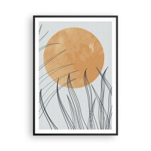 Plakat i sort ramme - Altid mod solen - 70x100 cm