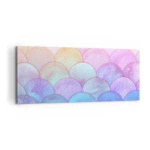 Lærredstryk - Billede på lærred - Perleskaller - 100x40 cm