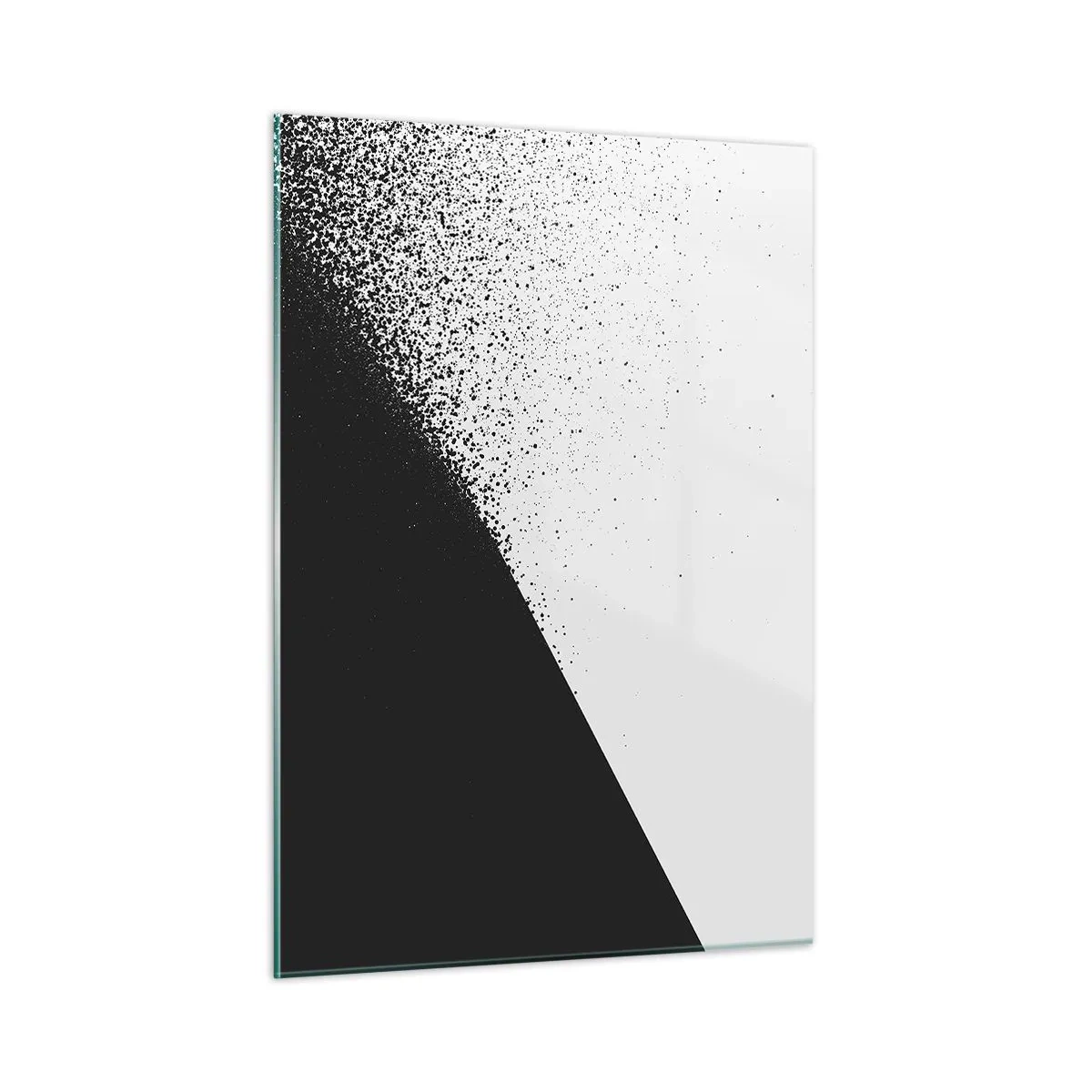 Billede på glas - Hurtigere og hurtigere, mere og mere - 50x70 cm