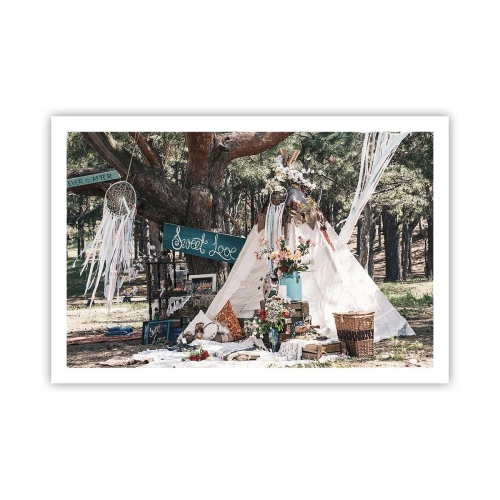 Plakat - Make love… - 91x61 cm