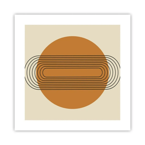 Plakat - Den perfekte plan - 40x40 cm