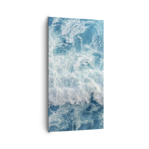 Lærredstryk - Billede på lærred - Glædeligt og i spring - 65x120 cm