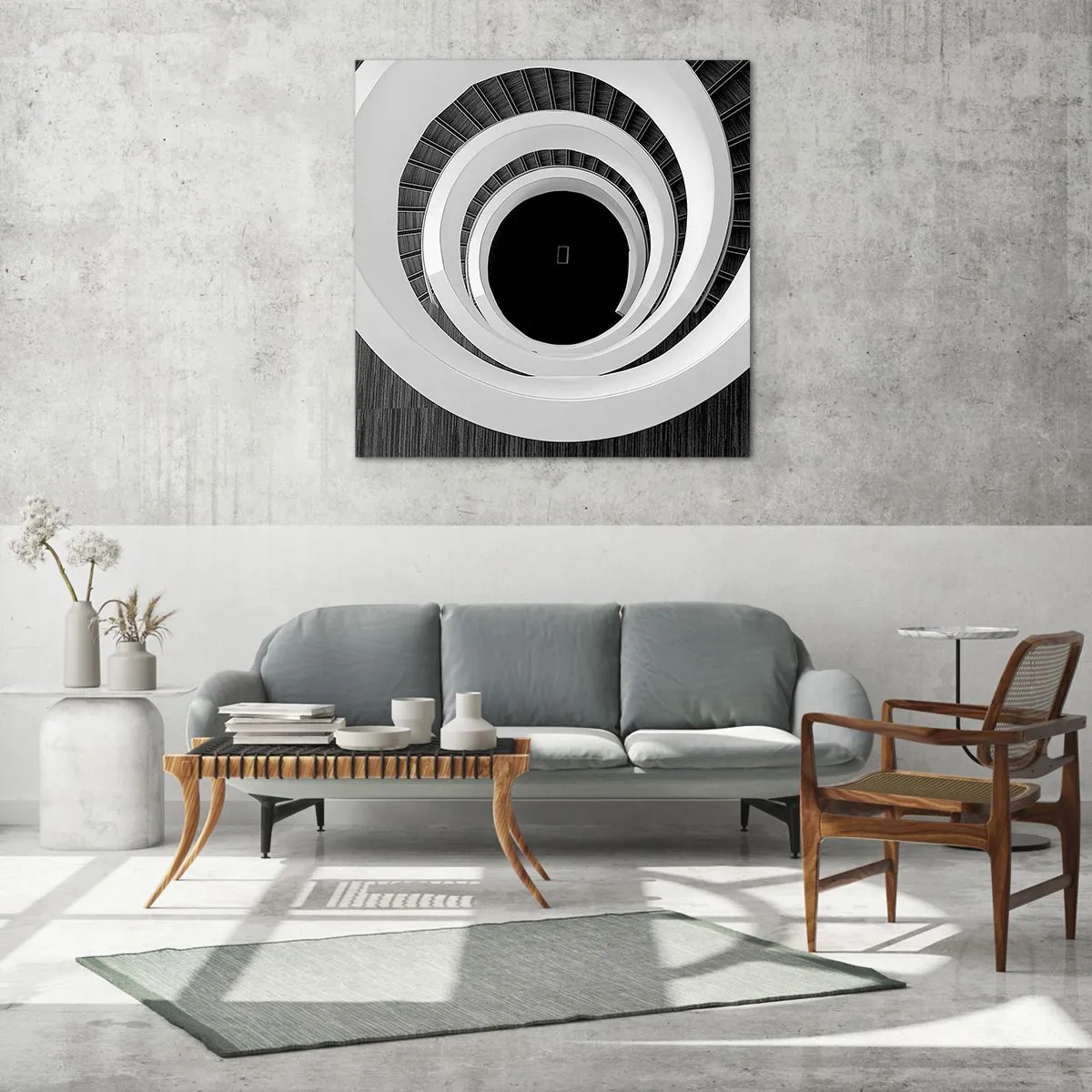 Billede på glas - Til sagen - 70x70 cm