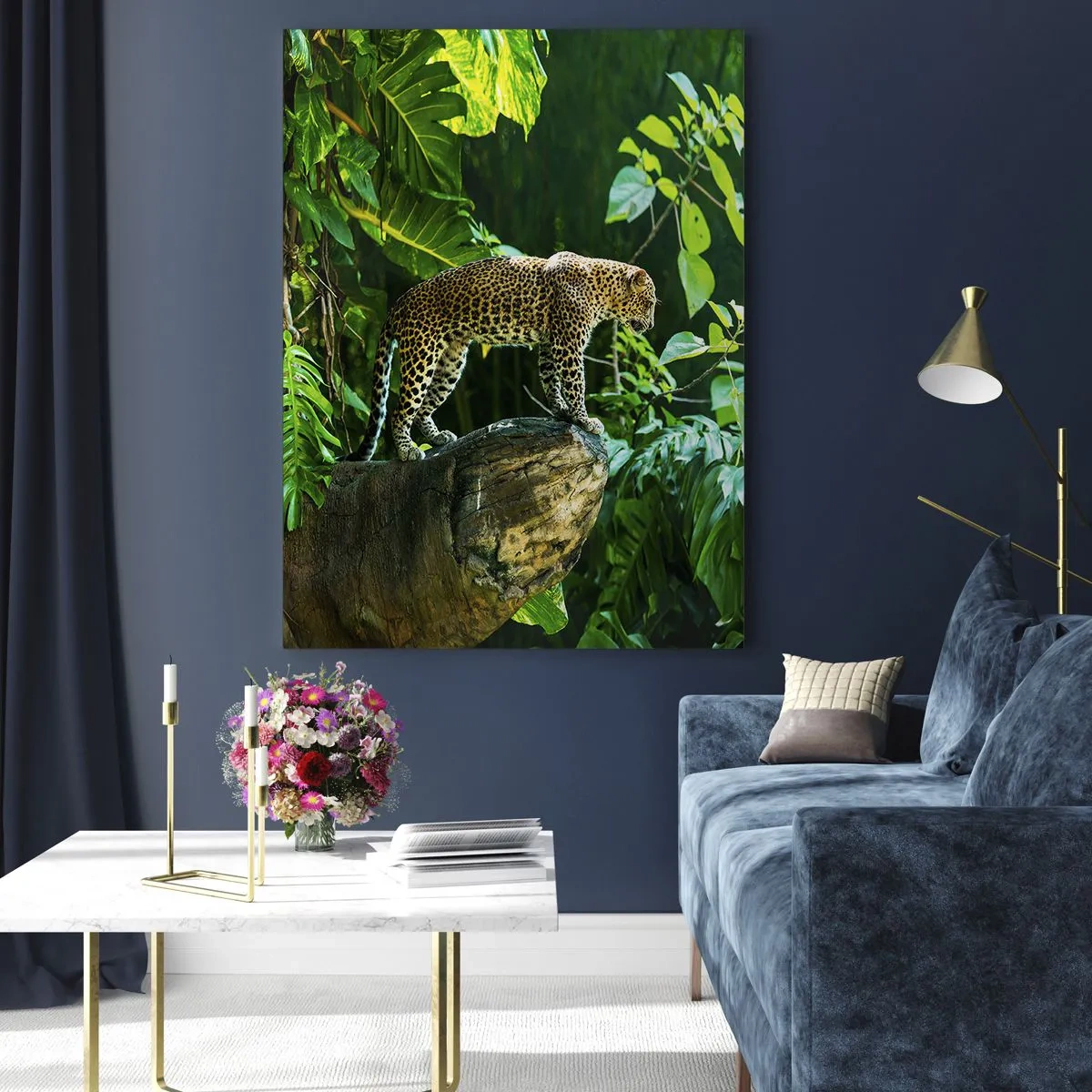 Billede på glas - Til jagt? - 50x70 cm