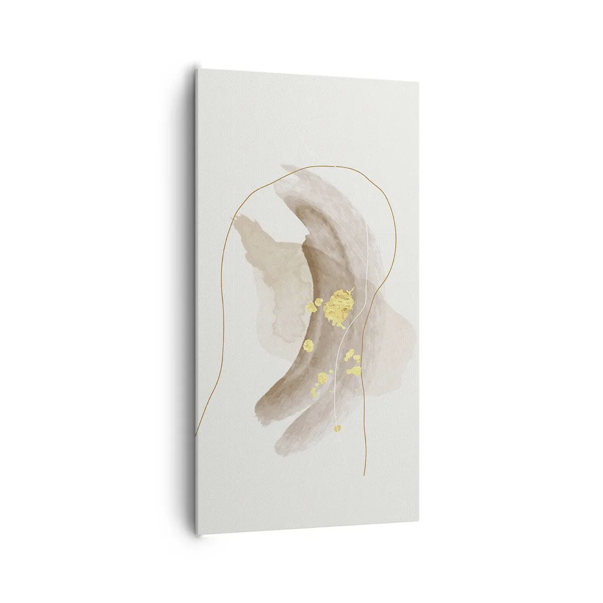 Lærredstryk - Billede på lærred - Mødt i rummet - 65x120 cm