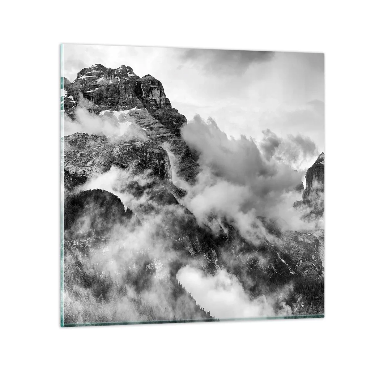 Billede på glas - Smukt og grusomt - 70x70 cm