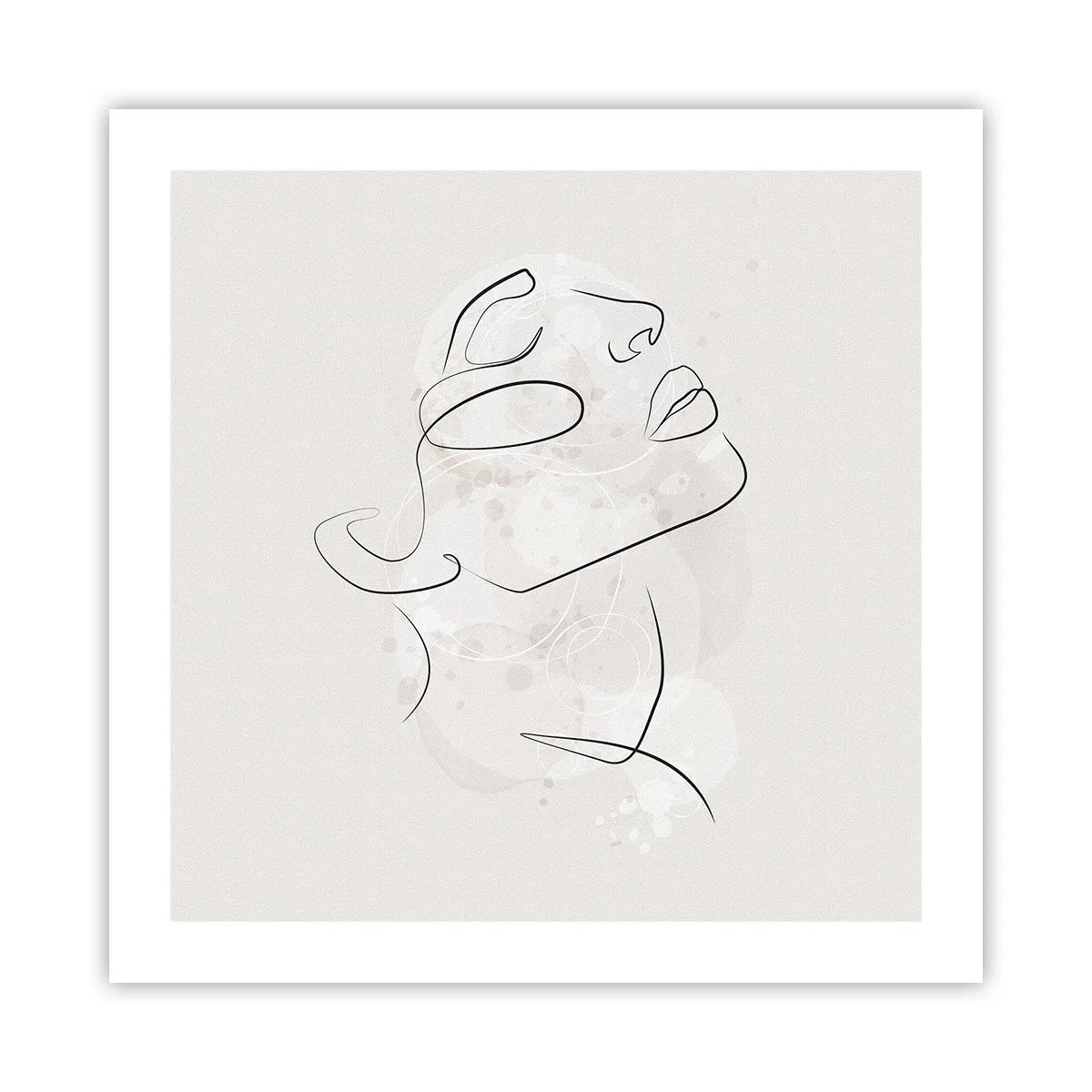 Plakat - Skitse af drømmen - 50x50 cm
