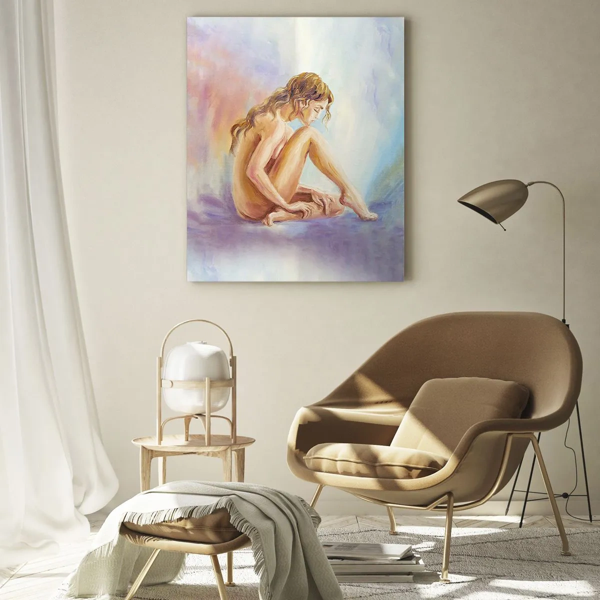 Billede på glas - Ungdomens handling - 50x70 cm