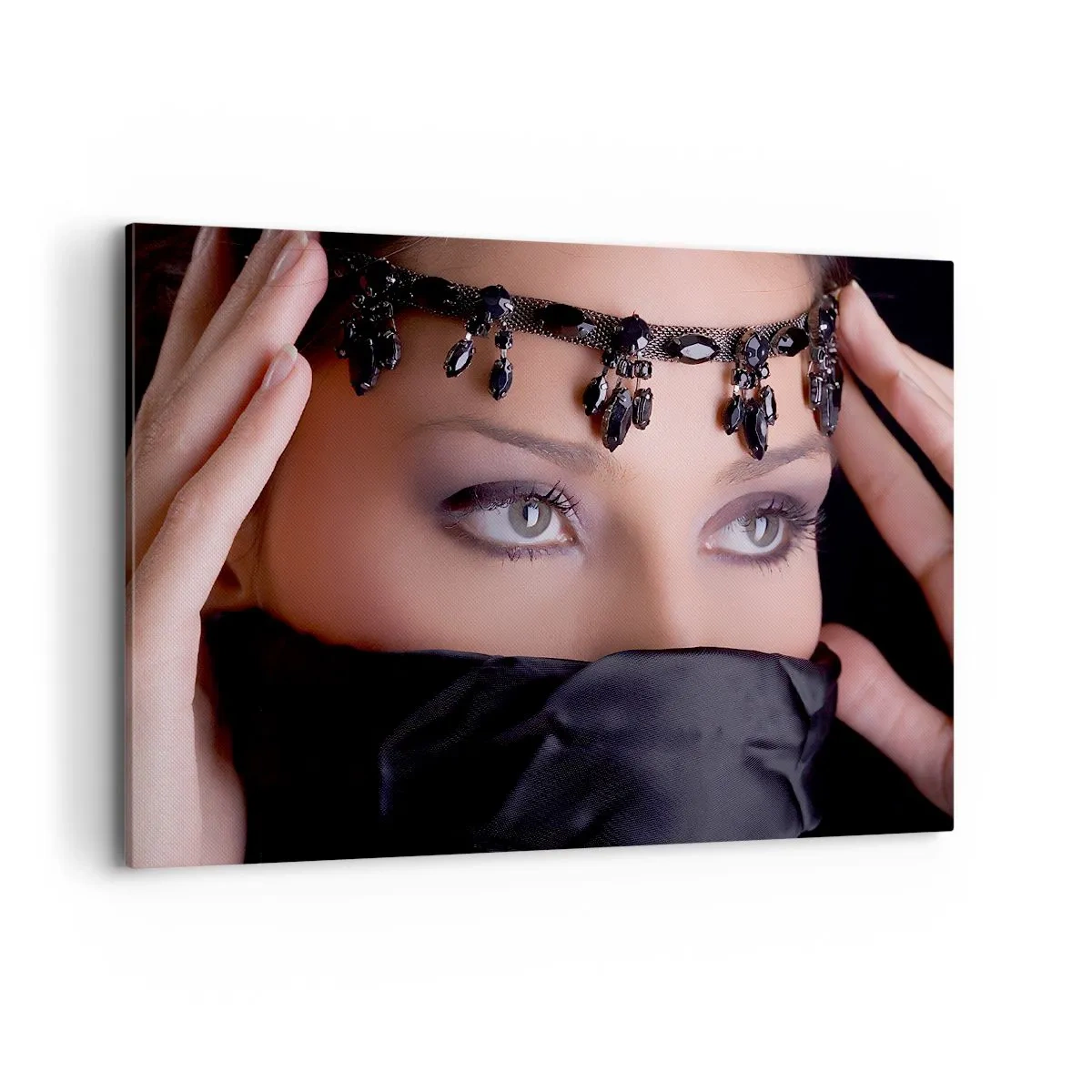 Lærredstryk - Billede på lærred - Orientalsk fristende mysterium - 100x70 cm