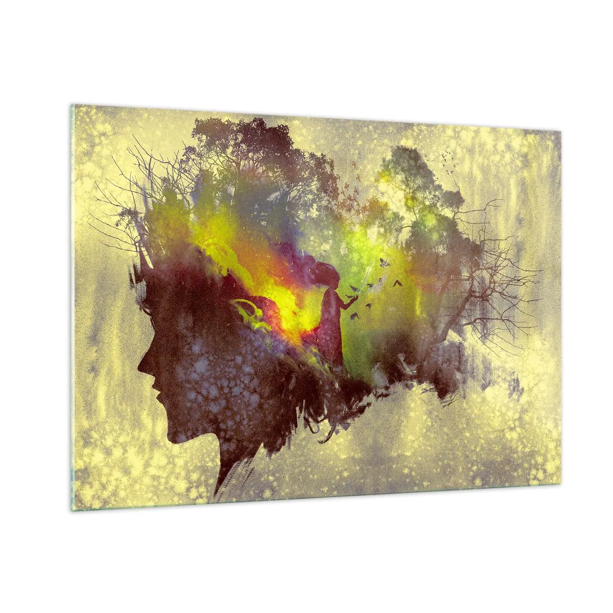 Billede på glas - Moder Natur - 100x70 cm