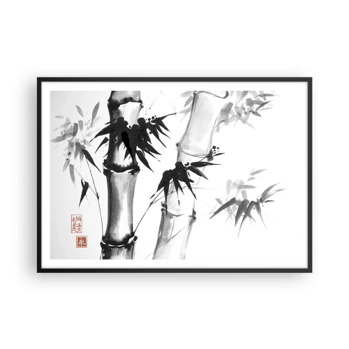 Plakat i sort ramme - Nærbillede af Orienten - 100x70 cm