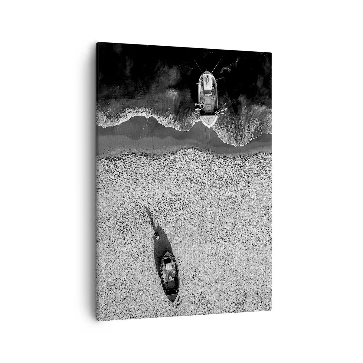 Lærredstryk - Billede på lærred - Stadig på kysten... - 50x70 cm