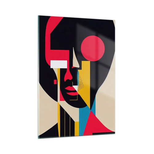 Billede på glas - Hendes indre verden - 50x70 cm