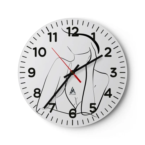 Vægur, Uret - På bølgen af en drøm - 40x40 cm