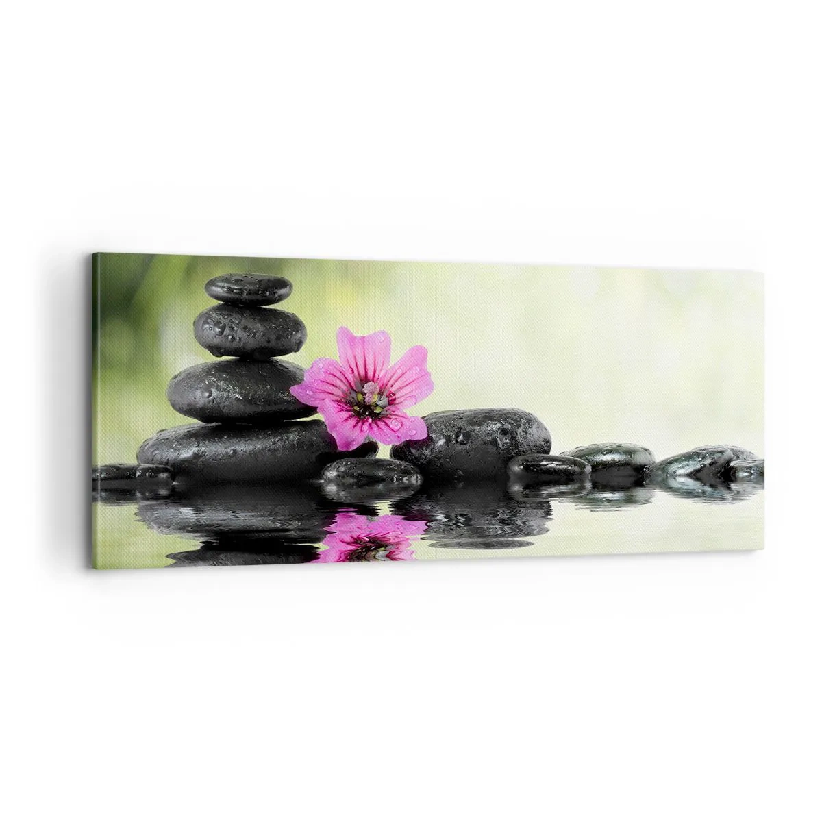 Lærredstryk - Billede på lærred - Tid til sjælen - 100x40 cm