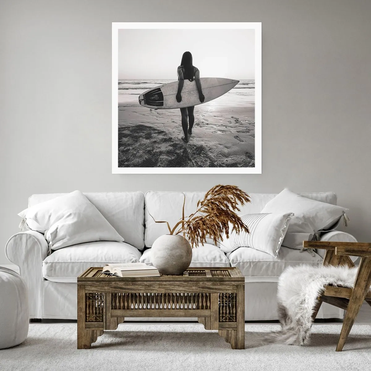 Plakat - Datter af havbølgen - 40x40 cm