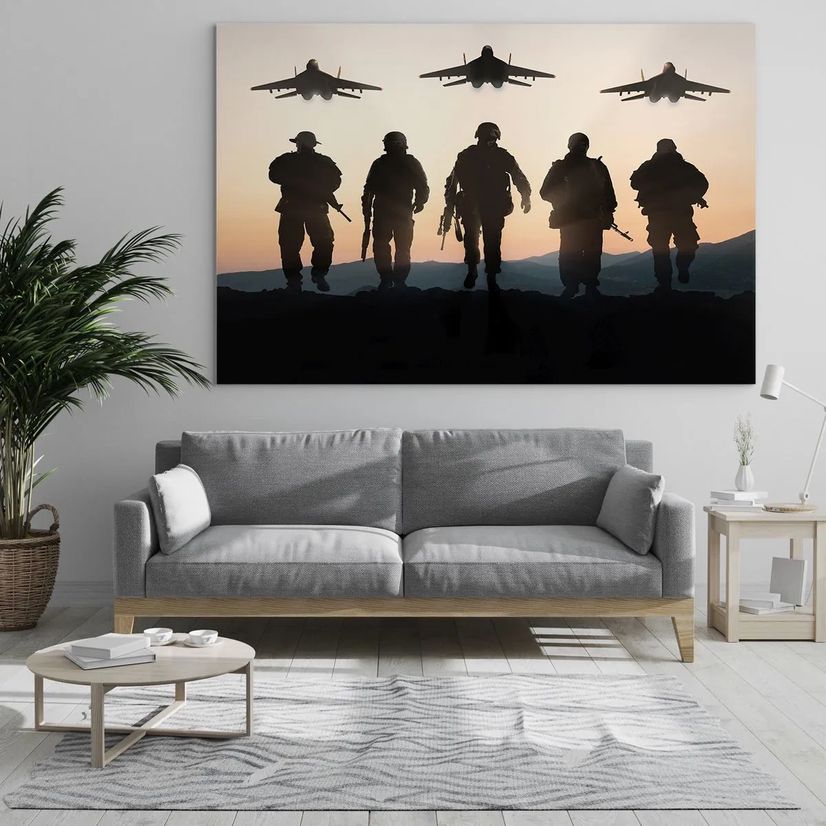 Billede på glas - Velkommen til vores verden - 100x70 cm