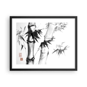 Plakat i sort ramme - Nærbillede af Orienten - 50x40 cm