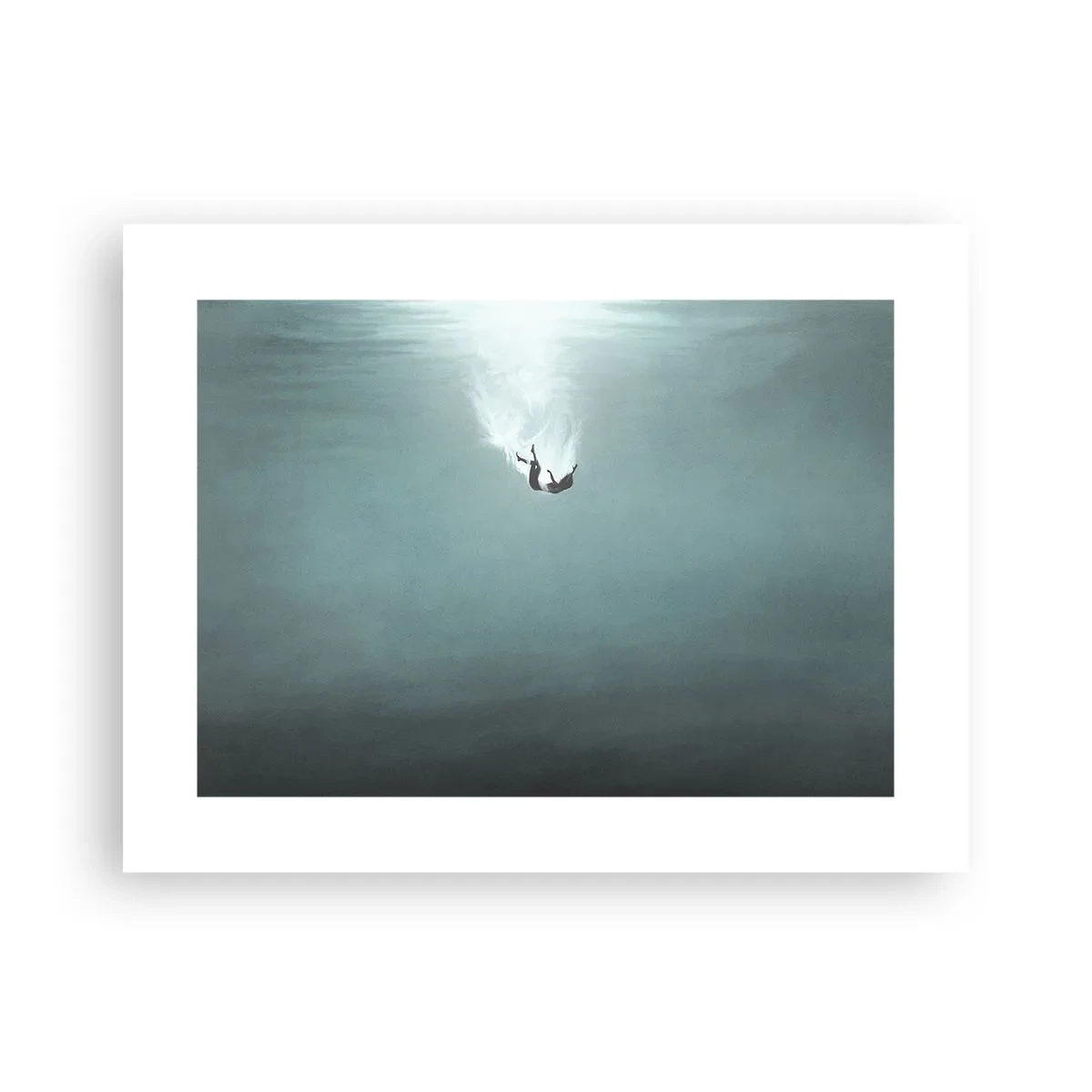 Plakat - I havets favntag - 40x30 cm
