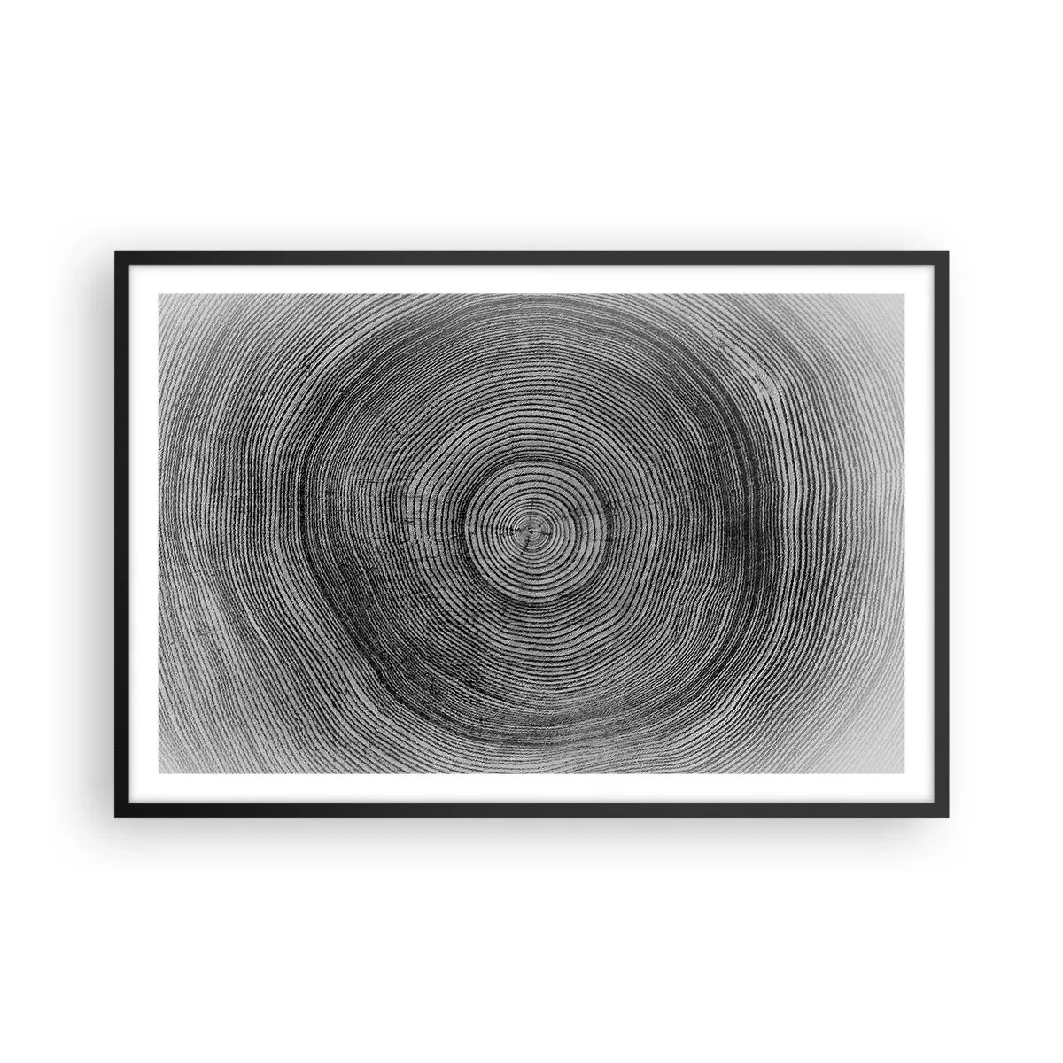 Plakat i sort ramme - Et tegn på tiden - 91x61 cm