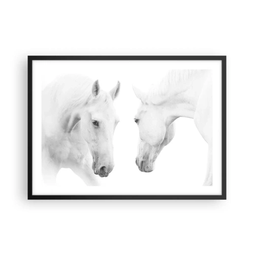 Plakat i sort ramme - Er dette venskab...? - 70x50 cm