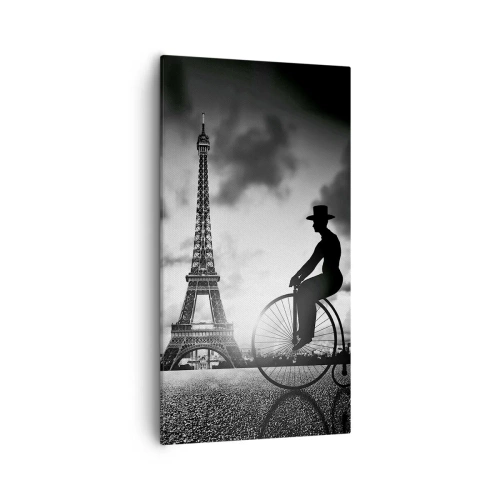 Lærredstryk - Billede på lærred - Længsel efter Belle Epoque - 55x100 cm