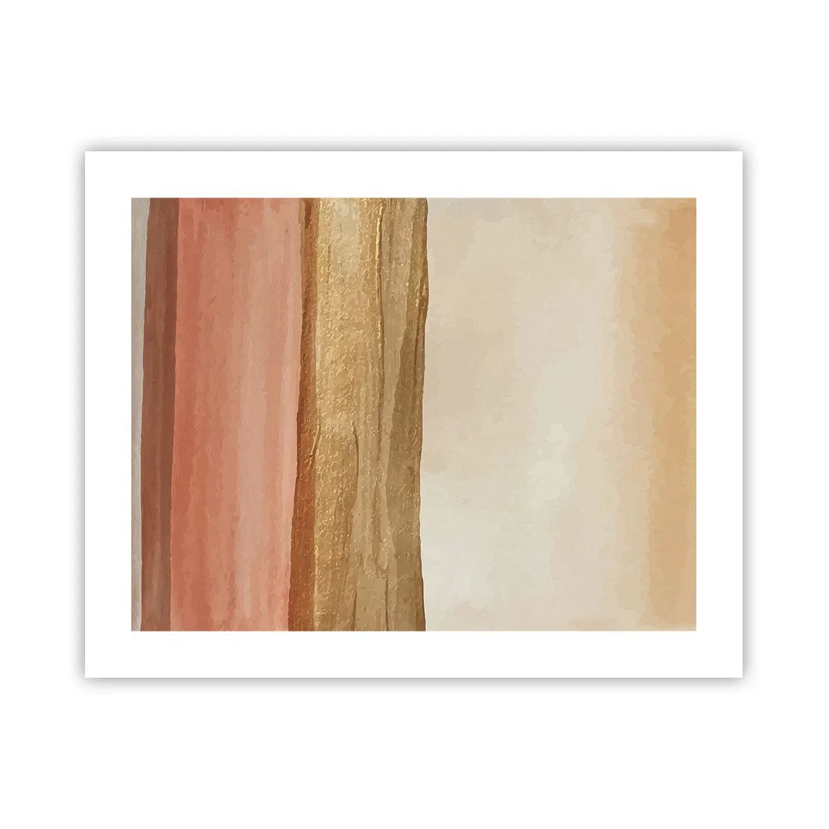Plakat - Lodret sammensætning - 50x40 cm