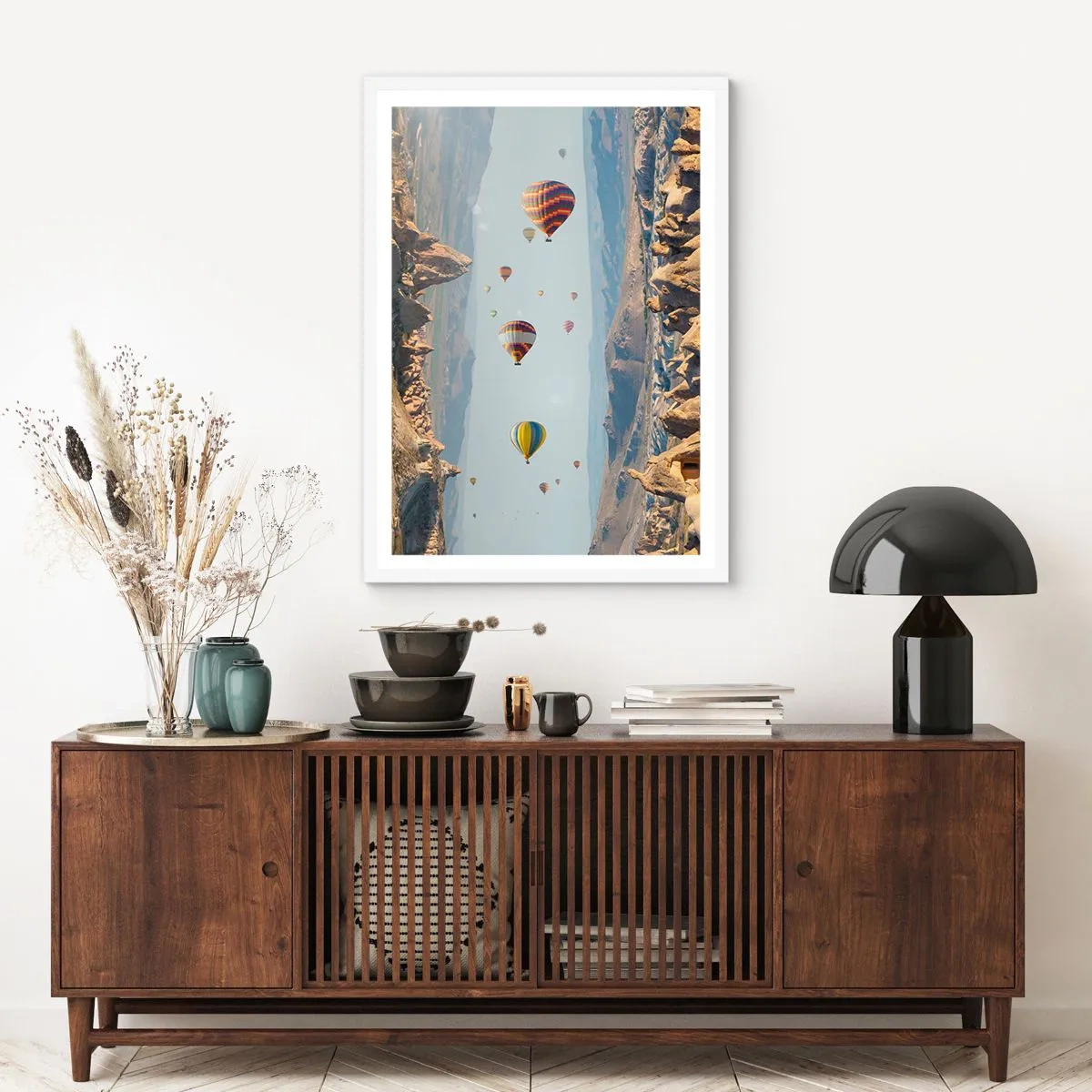 Plakat i hvid ramme - Alt er muligt her - 40x50 cm