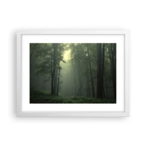 Plakat i hvid ramme - Før han vågner op - 40x30 cm
