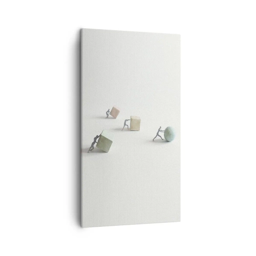 Lærredstryk - Billede på lærred - Selve livet - 45x80 cm