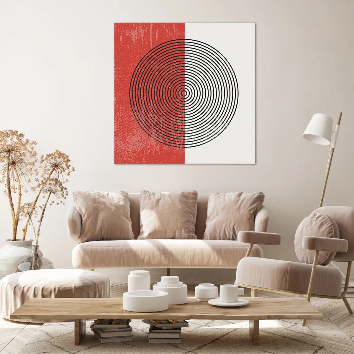 Lærredstryk - Billede på lærred - Lige til sagen - 50x50 cm