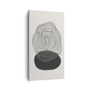 Lærredstryk - Billede på lærred - Varighed og vibration - 45x80 cm
