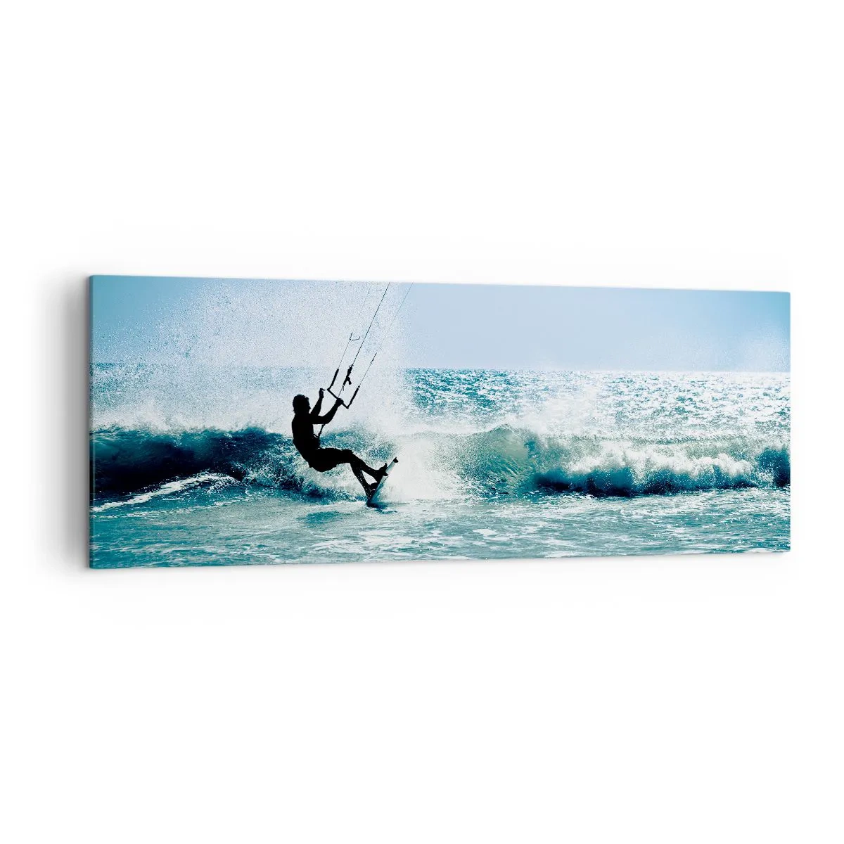 Lærredstryk - Billede på lærred - Lad dig rive med - 140x50 cm