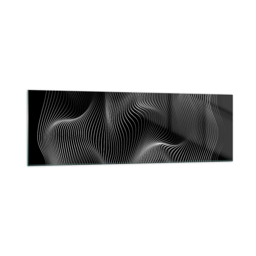 Billede på glas - Lysets dans i rummet - 160x50 cm