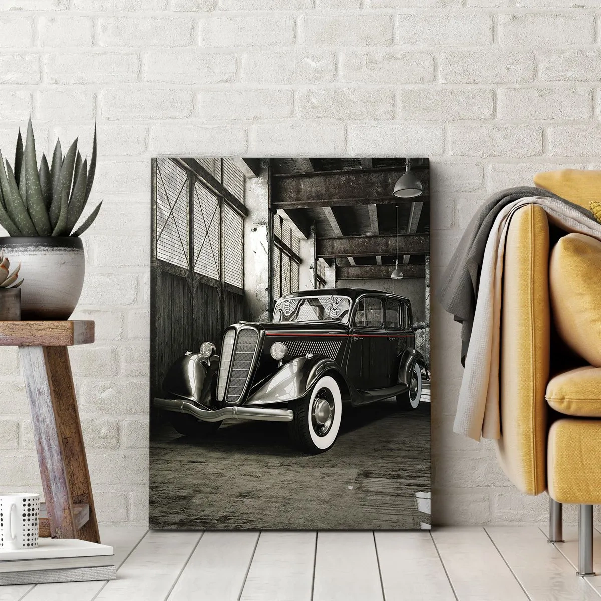 Lærredstryk - Billede på lærred - 1930'ernes vedvarende elegance. - 50x70 cm