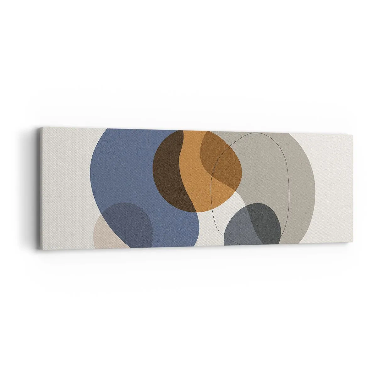 Lærredstryk - Billede på lærred - Dråber af farve - 90x30 cm