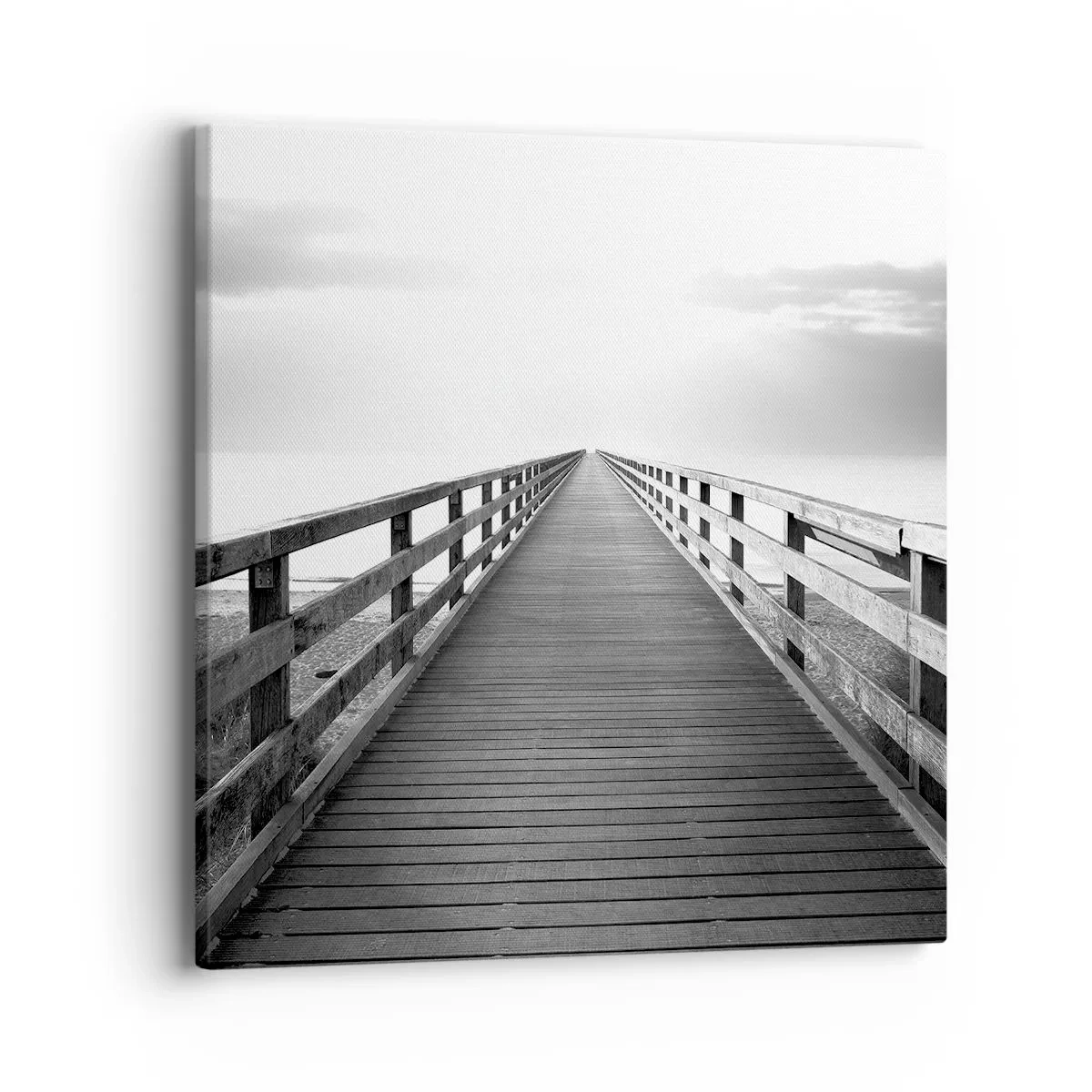 Lærredstryk - Billede på lærred - Ind i det fjerne… - 40x40 cm