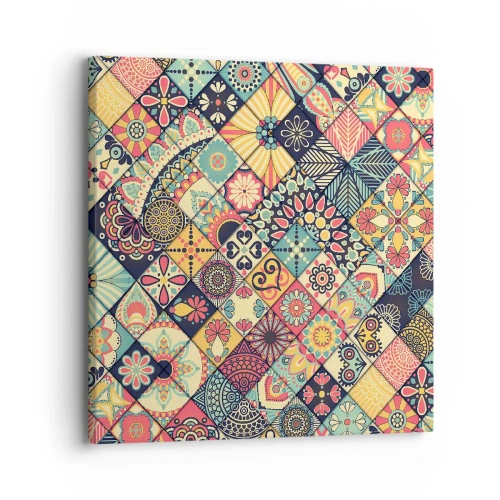 Lærredstryk - Billede på lærred - Marokkansk stemning - 30x30 cm