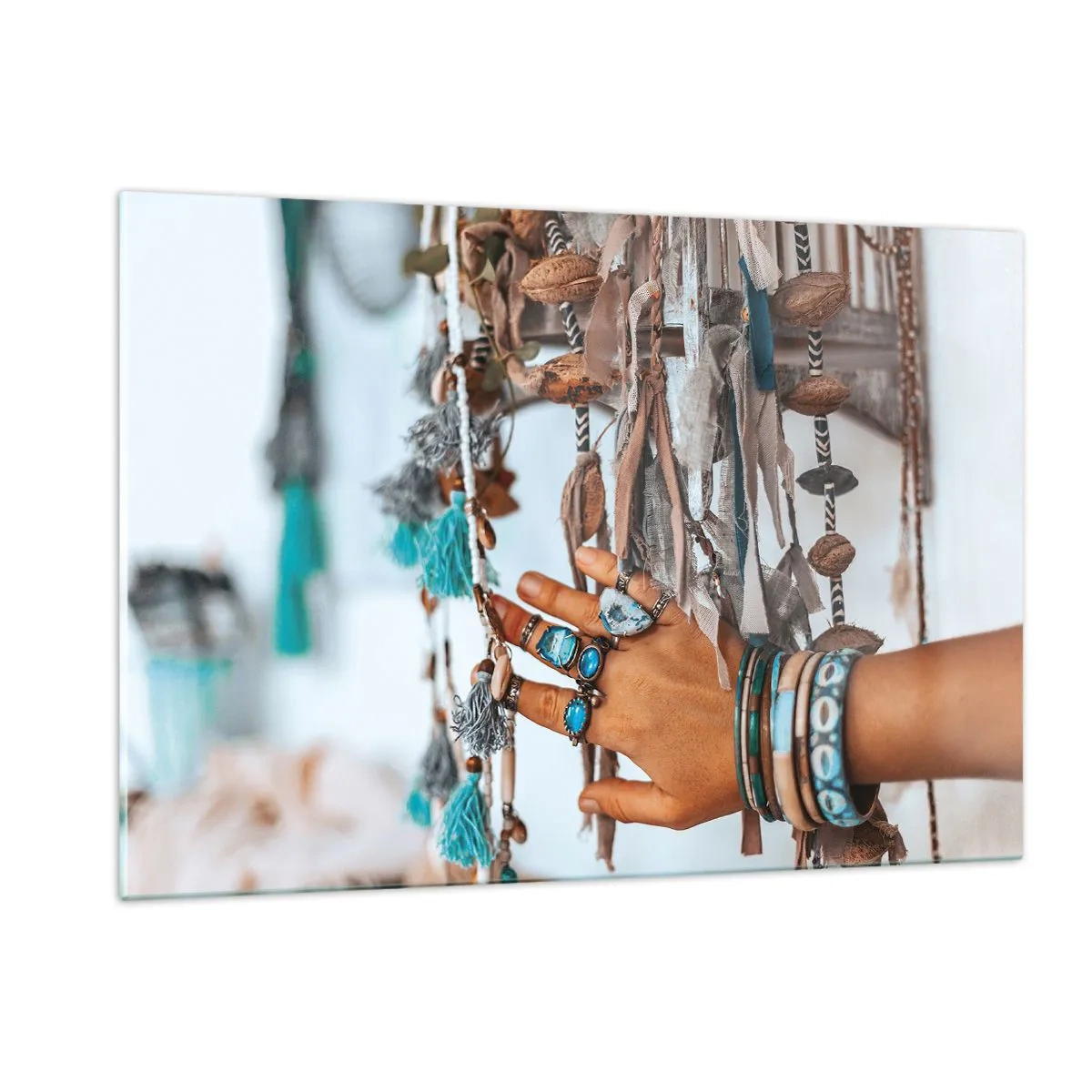 Billede på glas - Lokale skatte - 120x80 cm