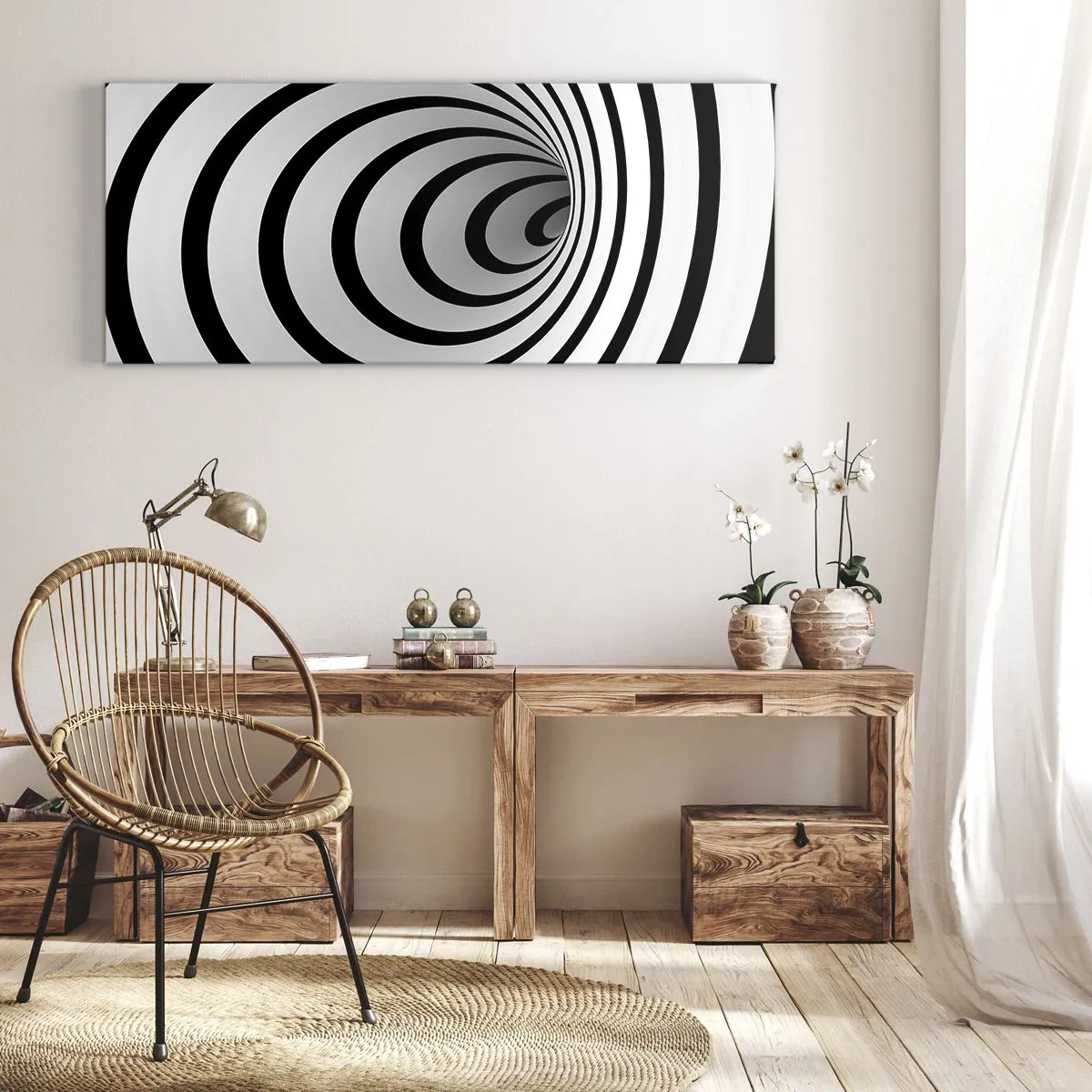 Lærredstryk - Billede på lærred - Kan du heller ikke modstå det? - 120x50 cm