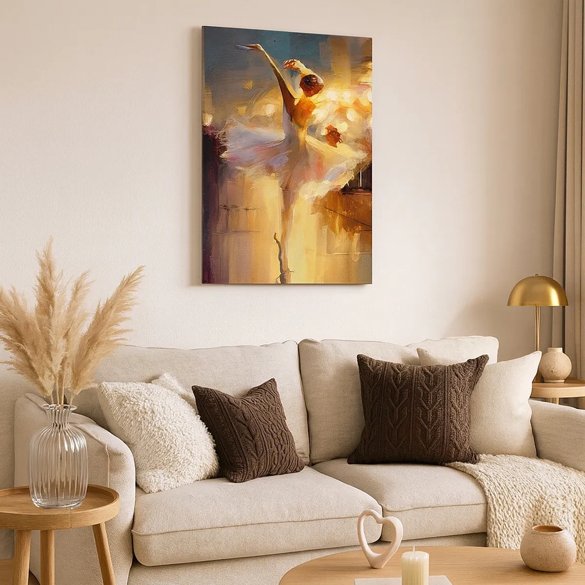 Lærredstryk - Billede på lærred - Et mirakel på gaden - 50x70 cm