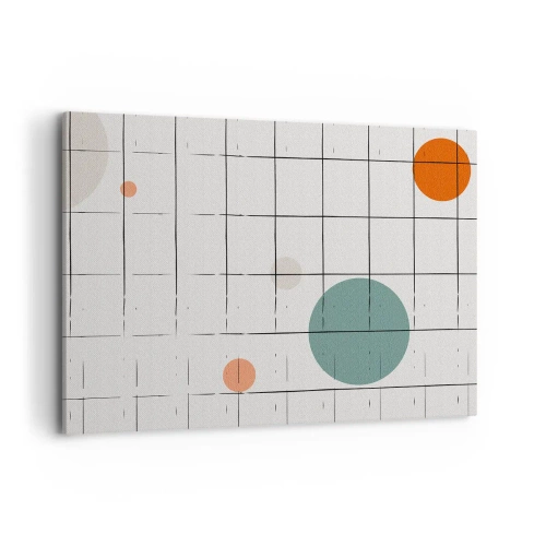 Lærredstryk - Billede på lærred - Fanget i en fælde. Os eller dem? - 100x70 cm