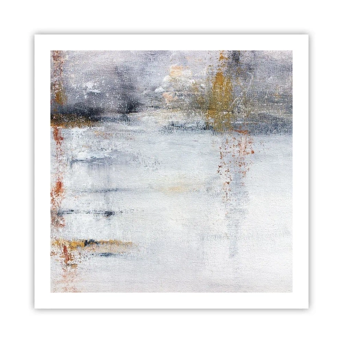 Plakat - Bag lufttæppet - 60x60 cm