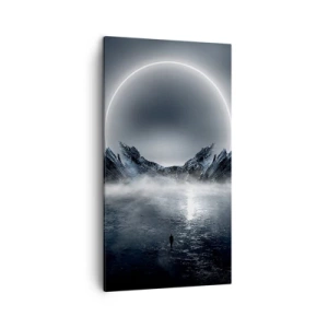 Lærredstryk - Billede på lærred - En finale på en historie - 45x80 cm