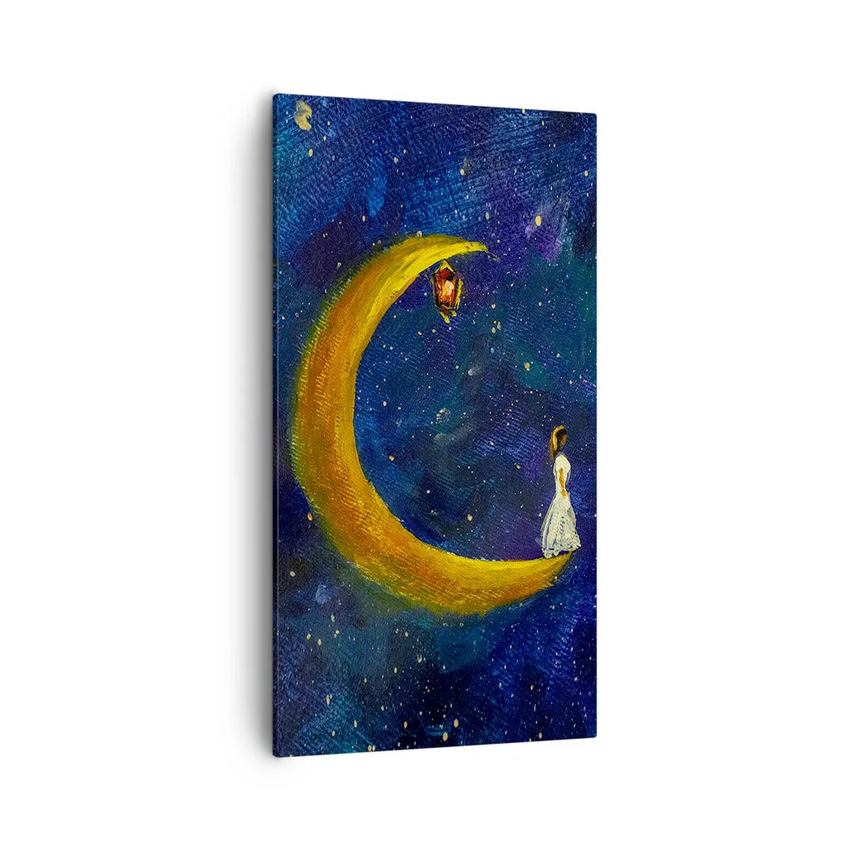 Lærredstryk - Billede på lærred - Kald på verden - 55x100 cm