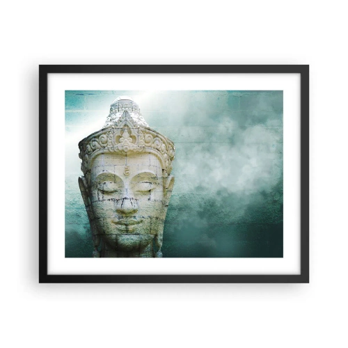 Plakat i sort ramme - På jagt efter lys - 50x40 cm