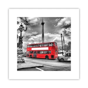 Plakat - Byens sande livsnerve - 30x30 cm